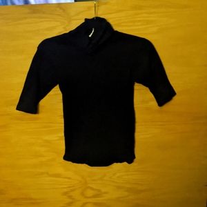 Free people black turtle neck